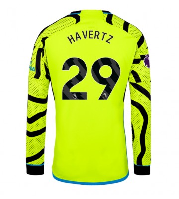 Lacne Muži Futbalové dres Arsenal Kai Havertz #29 2023-24 Dlhy Rukáv - Preč